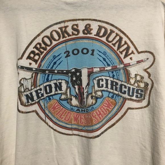 Vintage 2000 Brooks & Dunn Nitro Circus Shirt - Picture 5 of 6